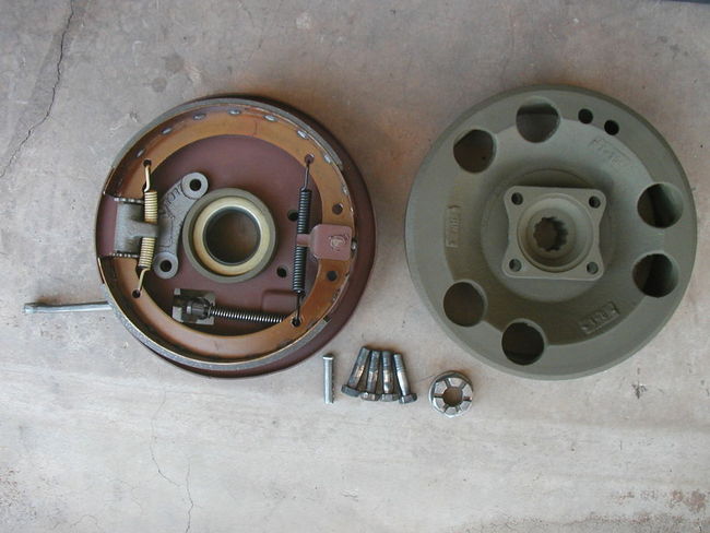 Restored Late War E-Brake Assembly