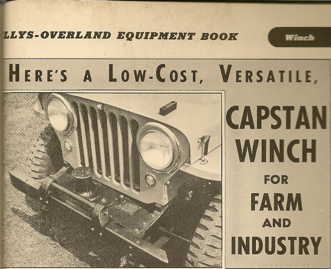 Link Belt roller guides 1947 CJ-2A