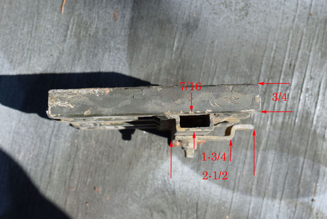 M274-A2 Steering Access Door Dimensions