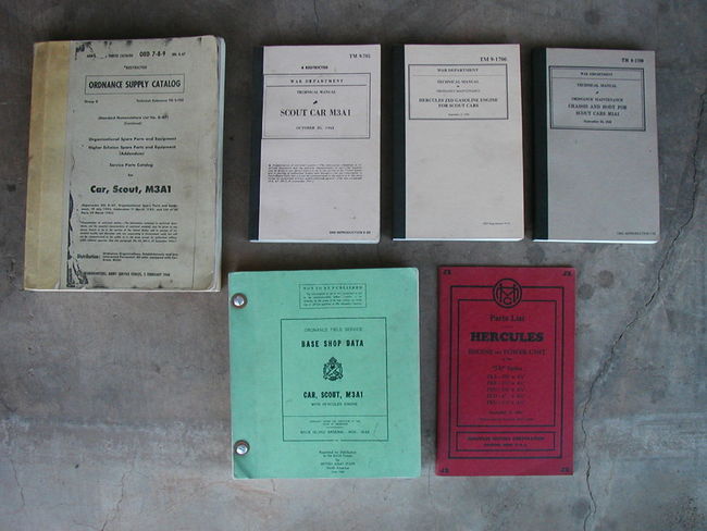 M3A1 Scout Car Pubs Lot