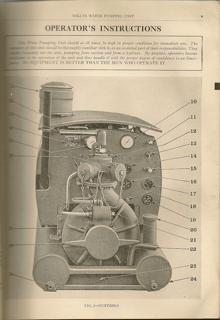 MB-OCD fire pump rear view