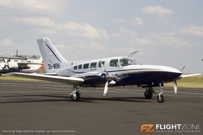 Cessna 402 ZS-MSH Rand Airport FAGM