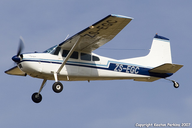 Cessna 185 Skywagon ZS-EGC Parys Airfield FAPY