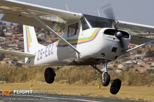 Cessna 150 ZS-EGZ Krugersdorp Airfield FAKR