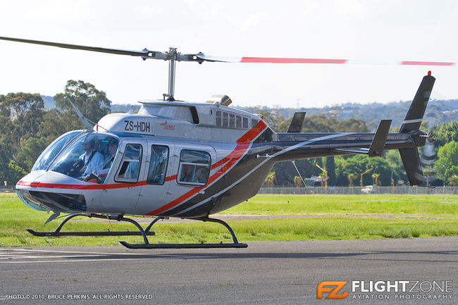 Bell 206L Long Ranger ZS-HDH Rand Airport FAGM