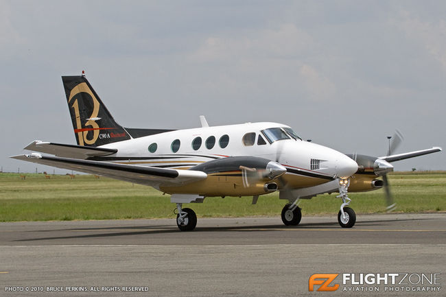 Beechcraft King Air C90A ZS-MKI Rand Airport FAGM