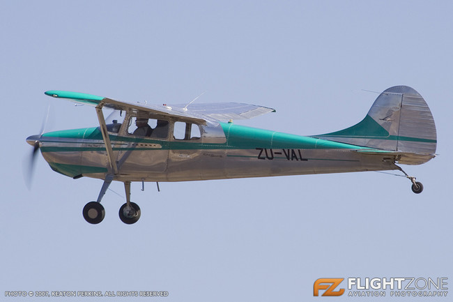 Cessna 170 ZU-VAL Springs Airport FASI