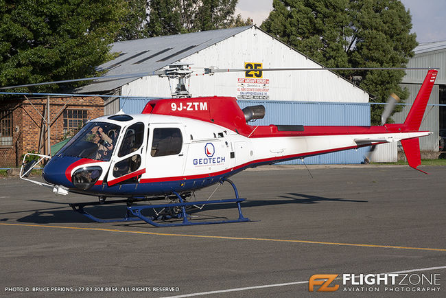 Eurocopter AS350 B3 Squirrel 9J-ZTM c/n 4543 Rand Airport FAGM