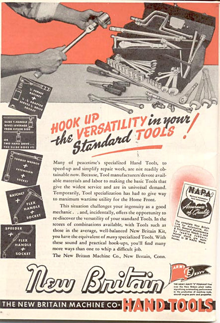 1943 New Britain advert