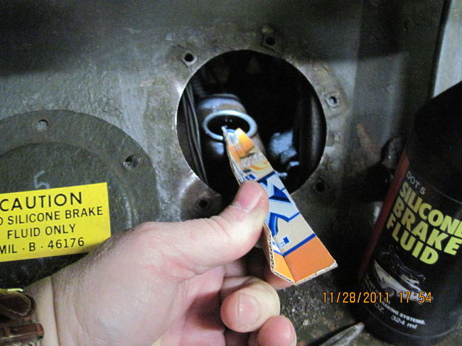 Adding brake fluid GPW