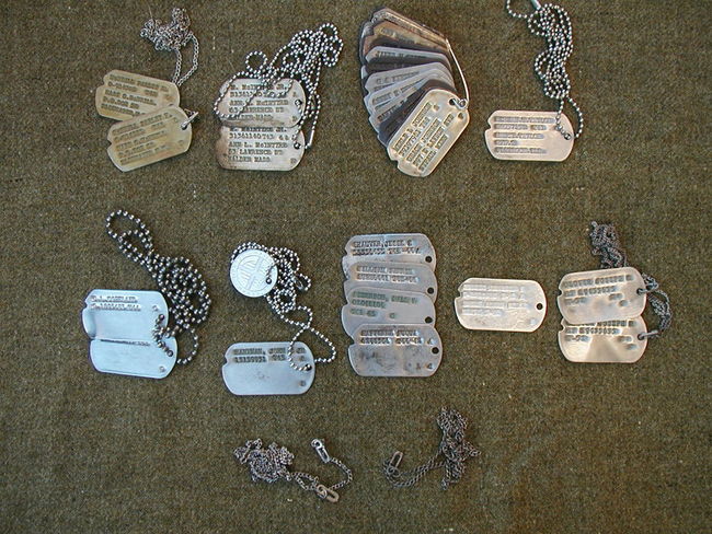 FS: Issued WW2 & KW Notched Dog Tags - G503 Military Vehicle Message Forums