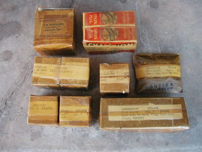 NOS WW2 Onan Generator Service Parts