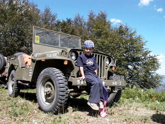 my son and my jeep