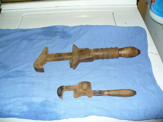 old wrenches open