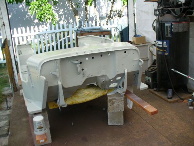 Tub painted
