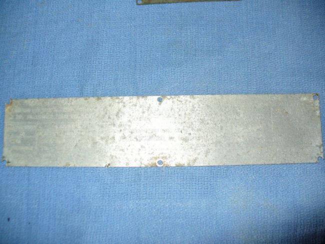 data plates