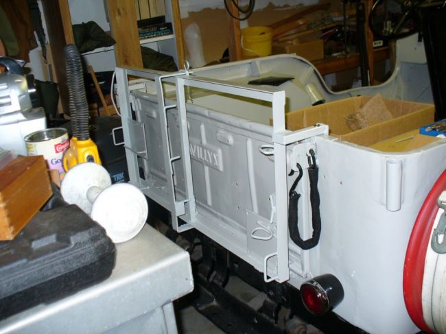 tool rack painted