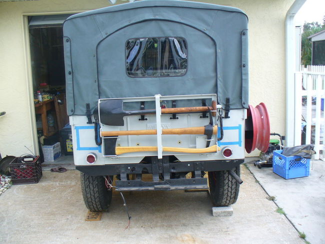 tool rack with top