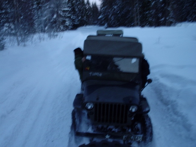 in the snow