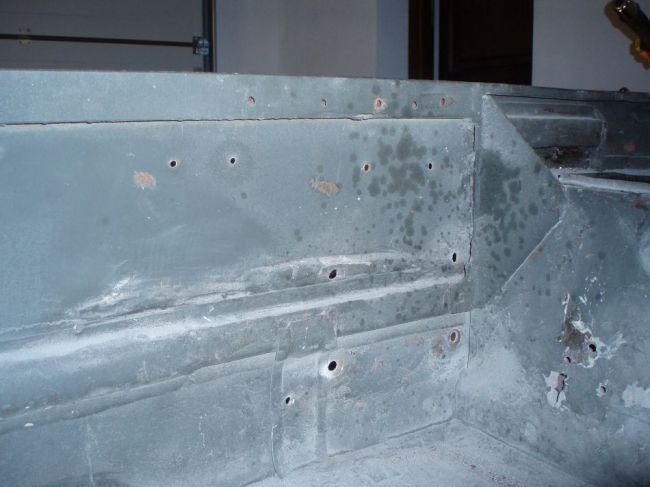 rear panel inside detail