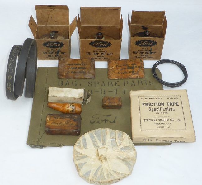 My Ford GPW spare parts set