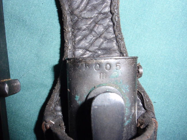 WWII bringback scabbard markings