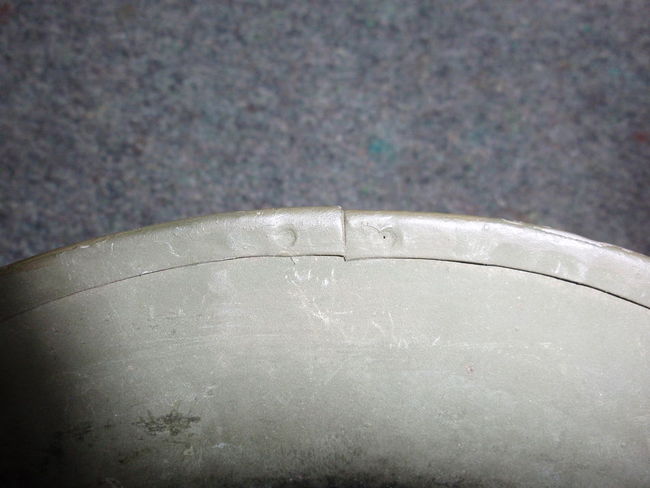 Front Seam/Heat Stamp