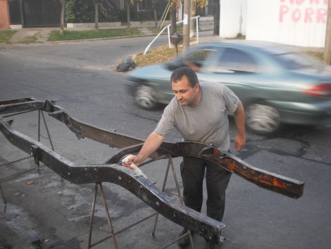 Fosfatizando el chasis 1