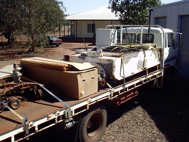 Weasel on Truck 27 January 2007