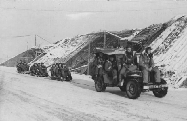 9th Air Force 367th Group P38 pilots. France.