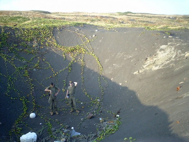 Sands of Iwo Jima.
