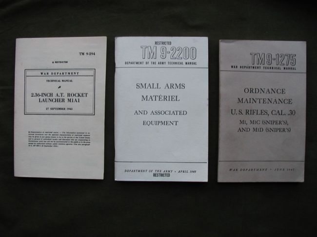 Reprint Ordnance Manuals