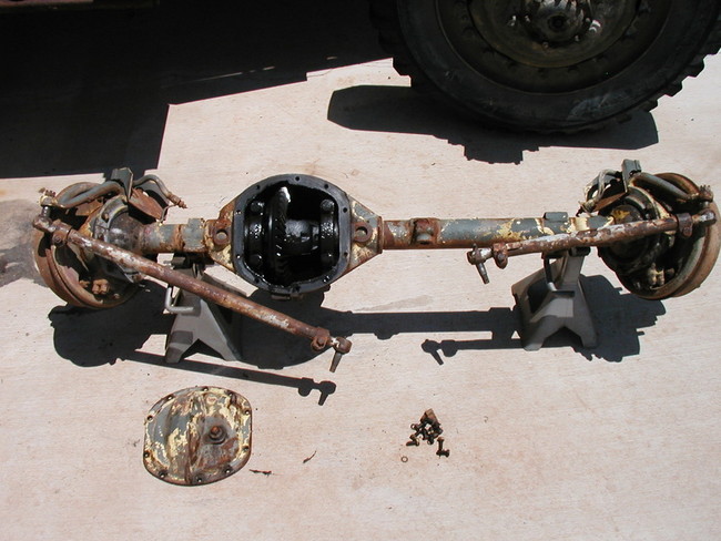 Slat Grill Front Axle Assembly