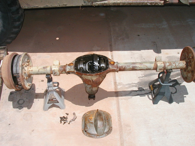 Slat Grill Rear Axle Assembly