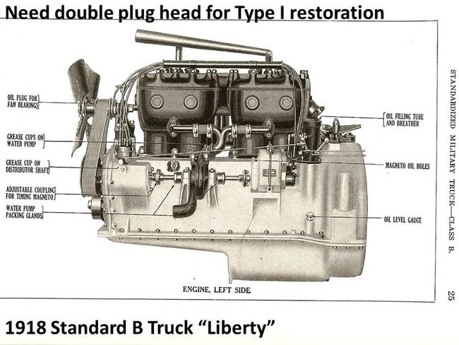 1918 Standard B Liberty Truck parts