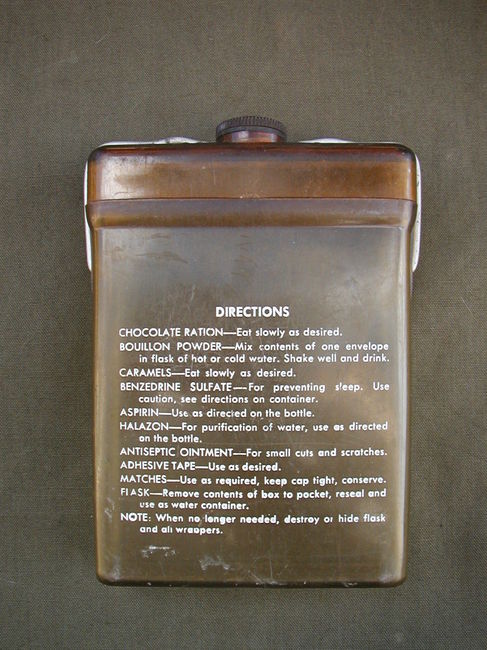 WW2 USAAF E-17 Ration Flask