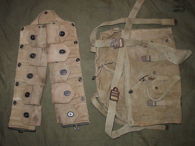 USMC Cartridge Belt &amp; Pack