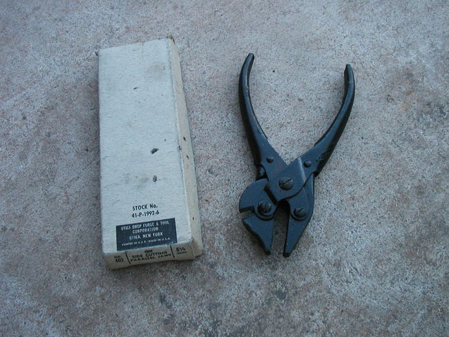 NOS Ordnance Utica Pliers