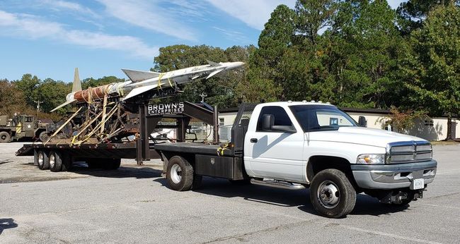 Nike Missile Move loaded for movement