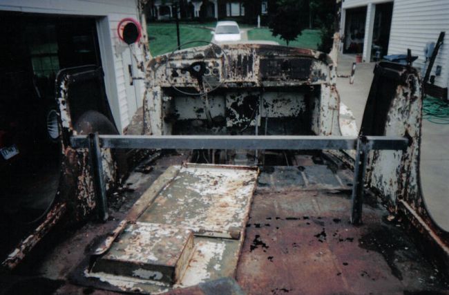 What remained of the inside