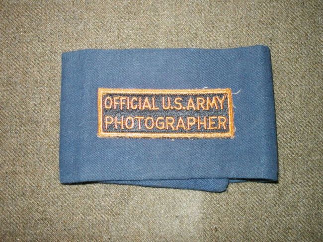 Orig. WW2 Army Photographer Armband