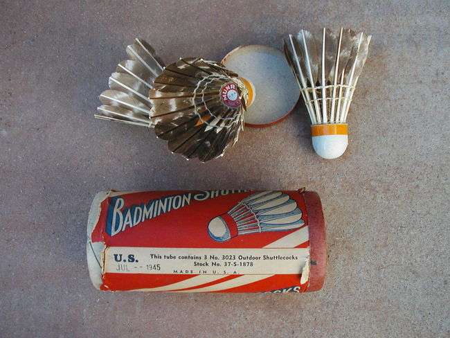WW2 Badminton Shuttlecocks