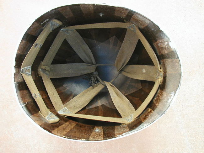 WW2 MP Helmet Liner interior