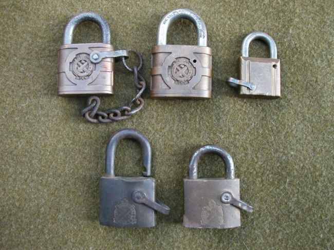 WW2 Ordnance Department Padlocks