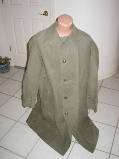 WW2 Pattern Synthetic Rubber Raincoat