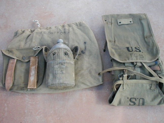 WWI Field Gear Grouping