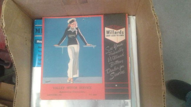 Willard Battery Calendar 19402