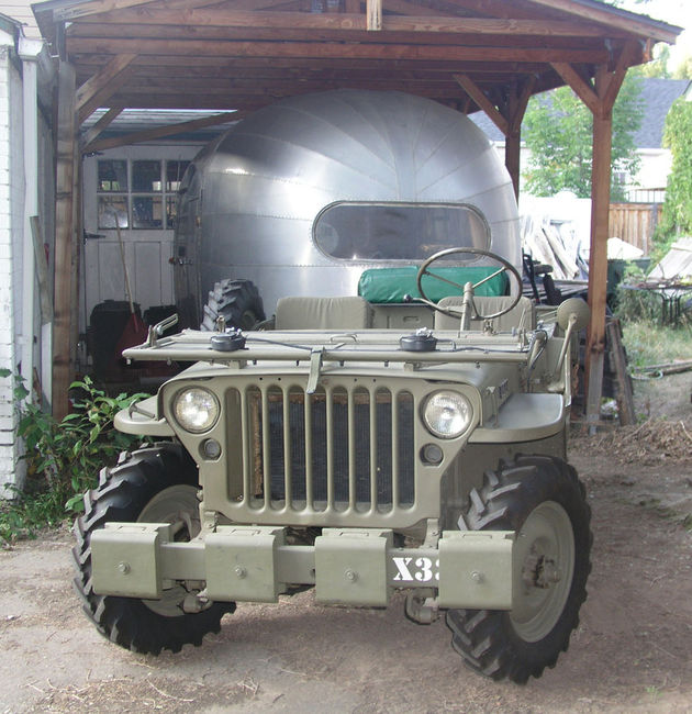 Backing 1948 Wee Wind under its roof
