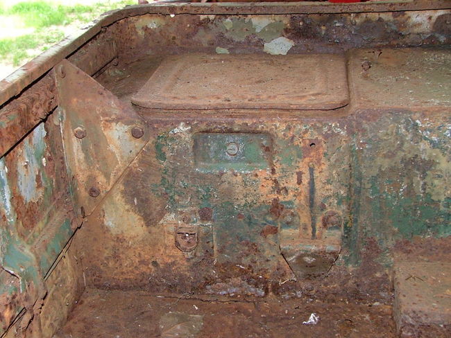 Rear panel reinforcement bolt on
