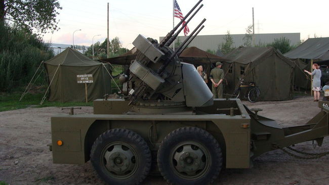 GMC with trailer